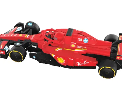 Wikibricks3D - 77242  Ferrari SF-24 --- Full Decal 3D print model