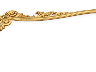 Classic carved decor ornament 393 3D model