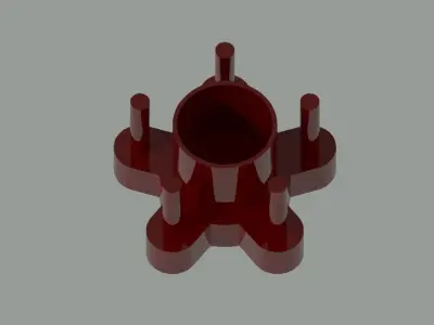 5x108 Wheel balancing jig 3D print model