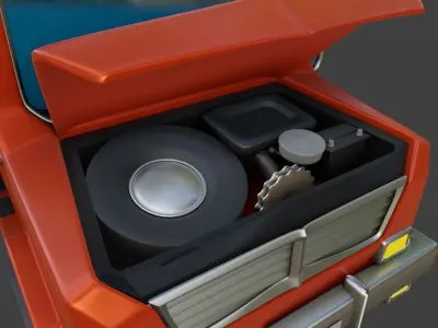 Cartoon Car 3D model