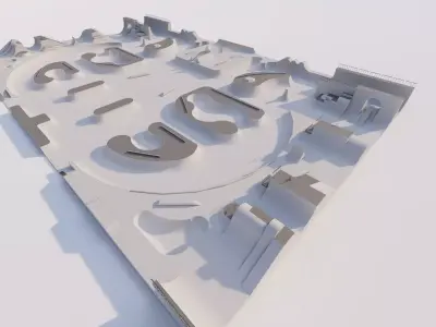 Skatepark-Skate Park PACK 3D model