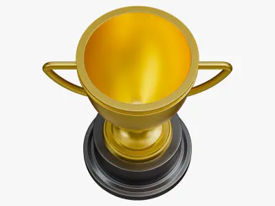 Trophy cup 3D model 42