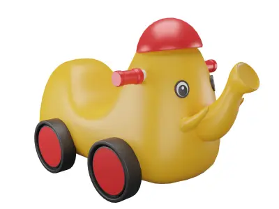 Kid Toys Icon Pack 3D Model Low-poly 3D model