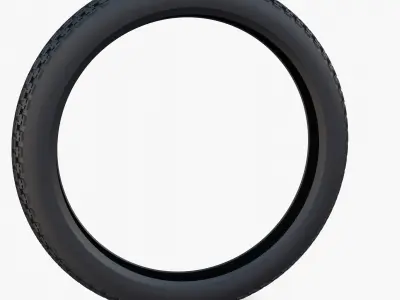 Moped tire 3D model