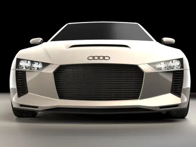 Audi Quattro Concept 3D model