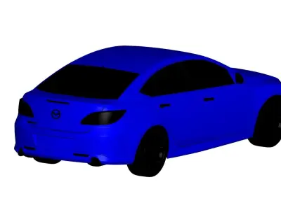 Mazda 6 car 3D model
