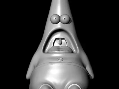 Patrick star stl Free Free 3D print model