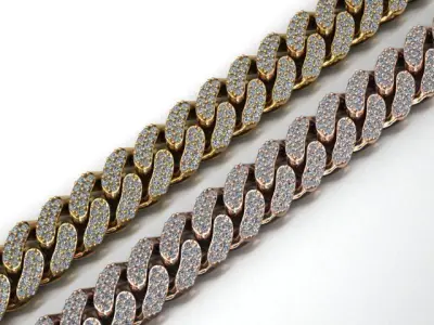 7MM MIAMI CUBAN LINK CHAIN FOR  NECKLACE OR BRACELET 3D print model