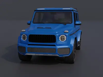Generic Cool SUV 5 Low-poly 3D model