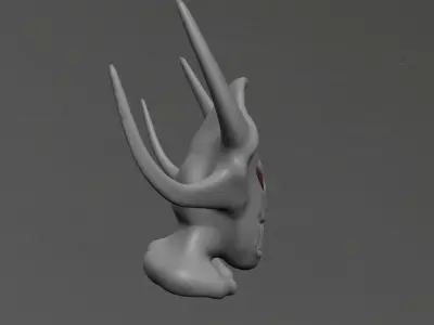 Smiley Character Low-poly 3D model