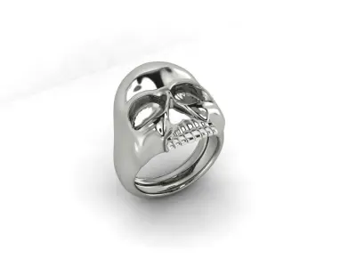 Skull-Ring-R4000 3D print model
