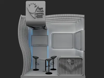 Booth Exhibition Stand a262a  3D model