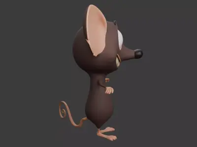 Mouse Cartoon 02 3D model