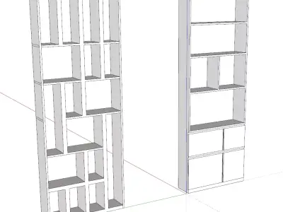 Divider Cabinets Free 3D model