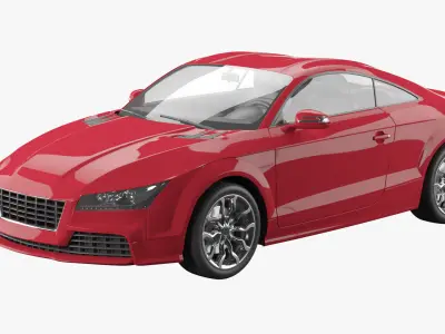 Generic car unique Coupe 3D model