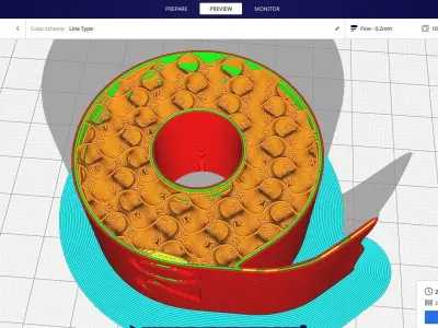 toilet paper christmas ornament 3D print model