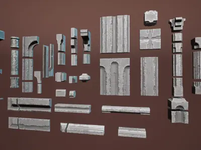 Chambers Of Pain Low-poly 3D model