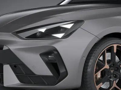 Cupra Leon 2025 3D model