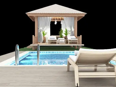 Swimming Pool 7 3D model
