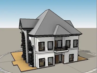 Classical Building 3D model buy