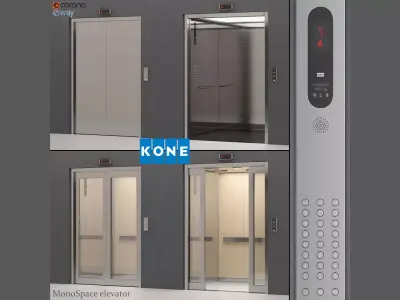 Elevator Kone MonoSpace 700 - KDS 50 3D model