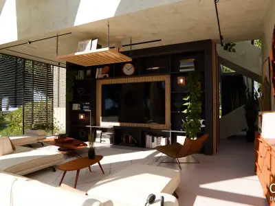 2026 Modern Modular House 7 for Blender Eevee and Cycles 3D model