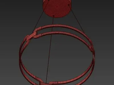 Chandelier pendant light 3D model
