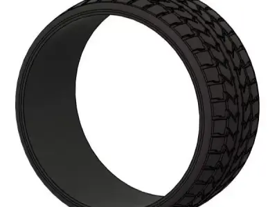 NANKANG SL6 Tyre for Nozzautominis Rims Free 3D print model