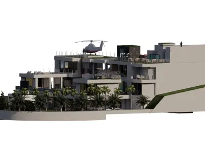 Bel Air mega mansion 3D model