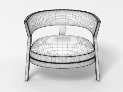Flexform Abbracci Chair 3D model