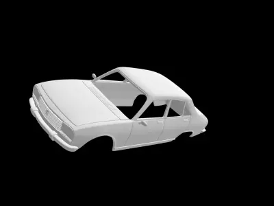 Peugeot 504 berlina 3D print model