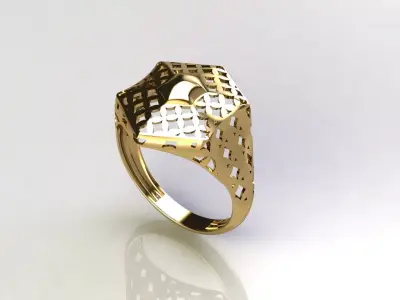 Fancy Womens Rings Plain Rings Ready STL 3DM Models Rings 3D print model get
