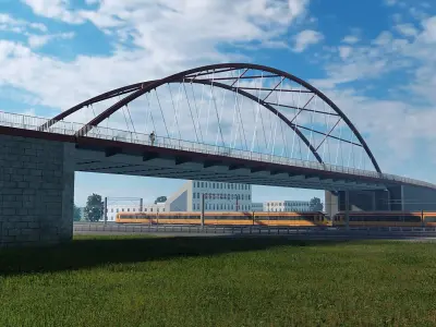 Arch Bridge 3D model