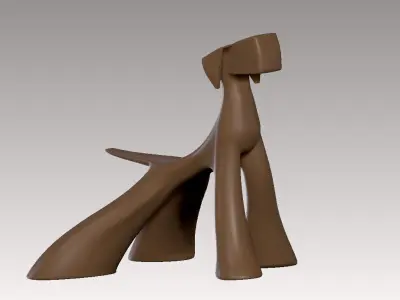 Decorative dog - decor - 3D print 3D print model