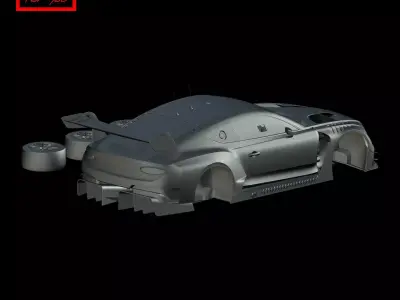 Bentley Continental GT3 2019 3D print model