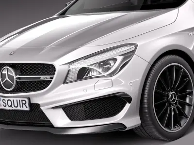 Mercedes-Benz CLA AMG Shooting Brake 2016 3D model