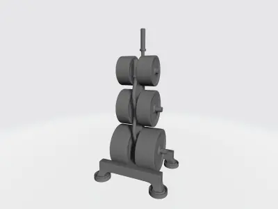 Stand for weight 3D print model