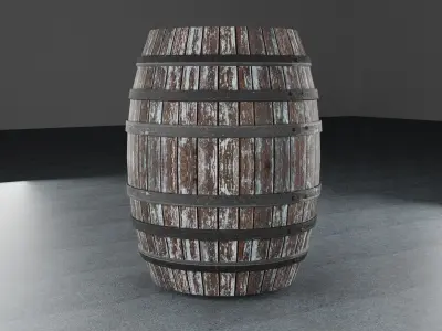 3D Barrel 3D Model 3D model