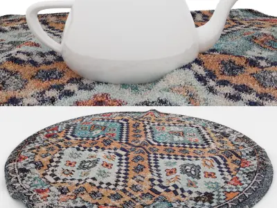 Rugs No 975 Low-poly 3D model