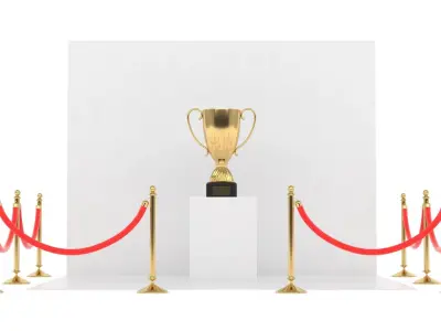 Trophy Cup 3D model 29