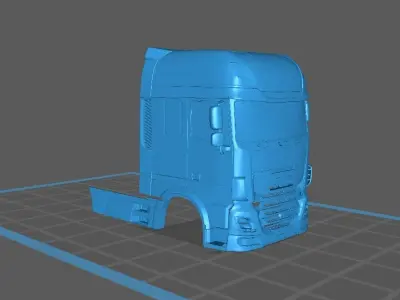 DAF 106 XF EURO 6 2018 TRUCK 3D print model
