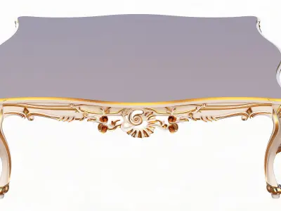 Classic Tea Table Furniture Design SW Low-poly 3D model