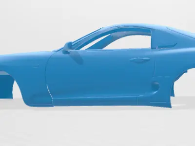 1997 Toyota Supra MK4 - Solid Body Car Model 3D print model