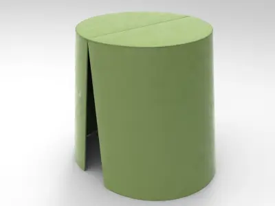 Kofy Stool Low-poly 3D model