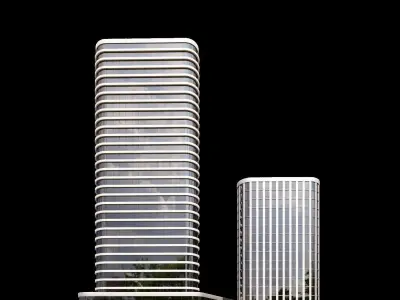 HighRise Building 3D model