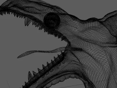 Dragon Rigged 3D High Poly  3D model