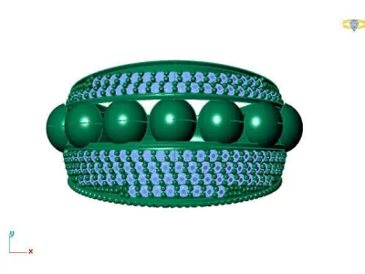 Women Ring 3DM Womens Ring 3d models 3D print model 3D print model 69