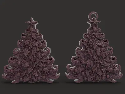 christmastree2 decor  3D print model