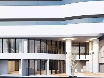 SETTING RENDER JAPAN HOTEL 3D model