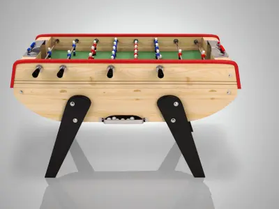 Table Football game - Babyfoot -  3D model